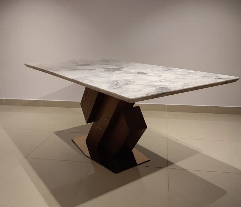 Image 7 for IRISH MARBLE 6X3 & 3689 DINING 6 CHAIRS (HYD OTD)