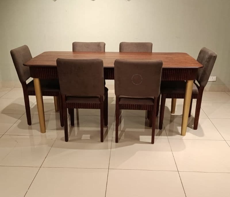 Image 2 for Fluted Dining Table (BSK)