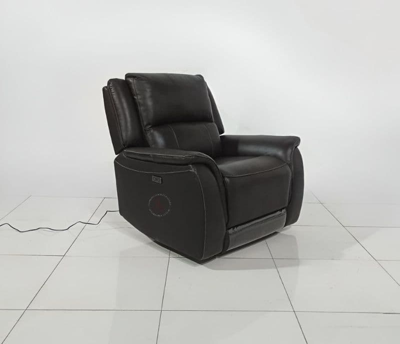 Image 3 for U70629 recliner single seater-power pure leather(WH OTD)