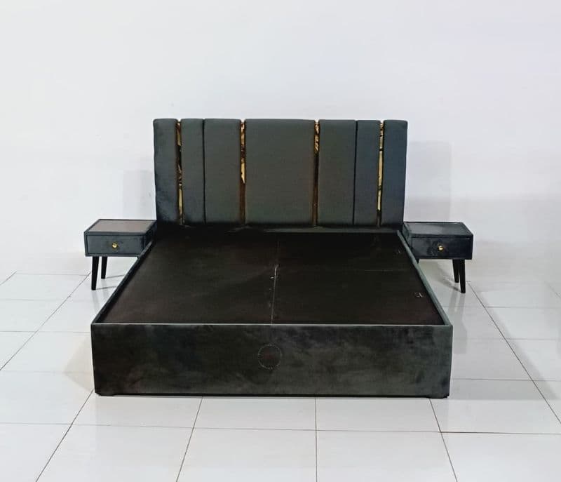 Image 4 for BED LUX 7872 2 DR STORAGE FULL UPHOLSTERY + 2 BST (HYD OTD)