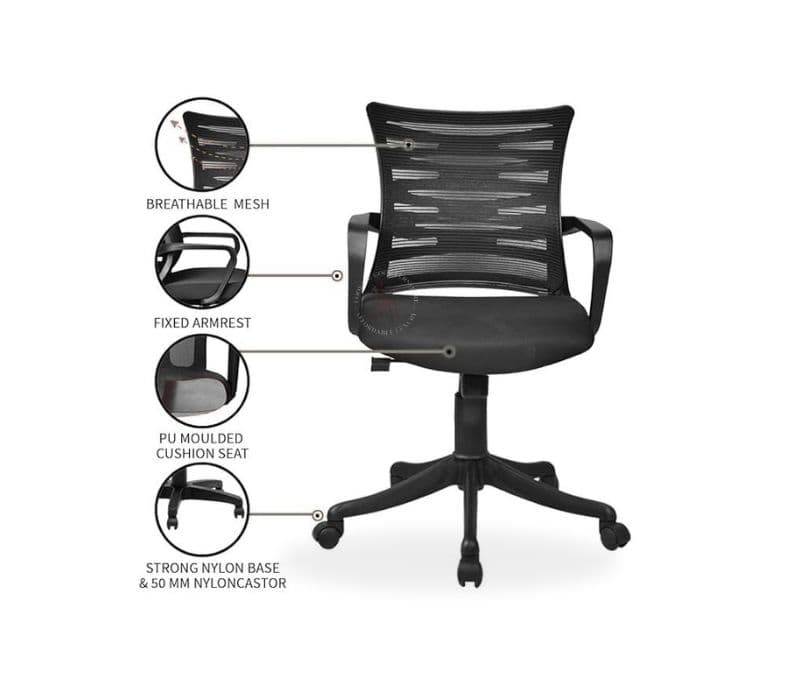 Image 5 for Marco Office Chair Zigzag Mesh