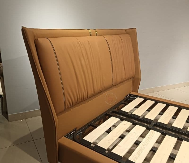 Image 8 for 1059 Half Leather Queen Size Cot (KORA)