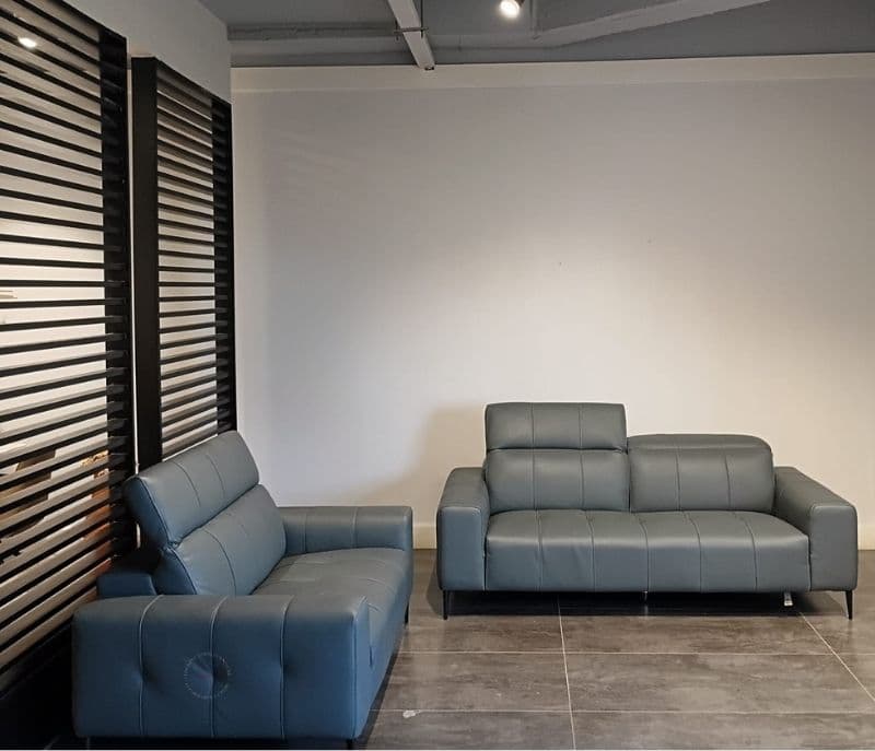 Image 2 for Sofa set 6564 bluish grey 3+2 seater (HYD OTD)