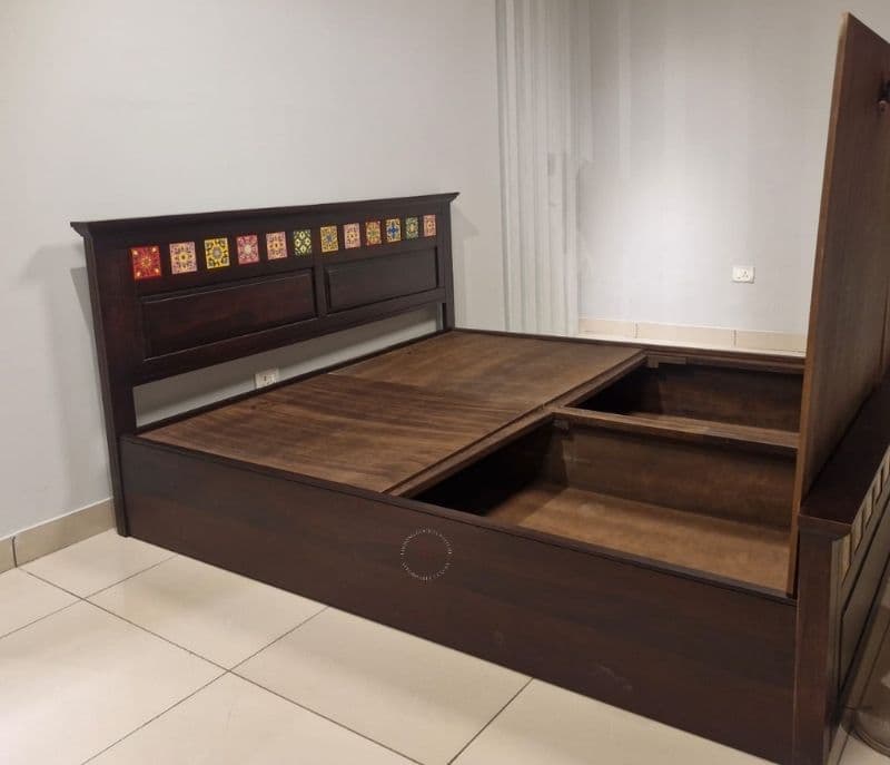 Image 11 for Tile Cot King Size with Storage (WF OTD)
