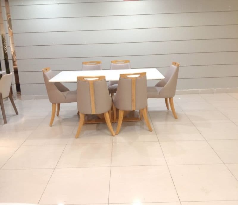 Image 4 for Sammy dt 6 chairs with marble top table(EC OTD)