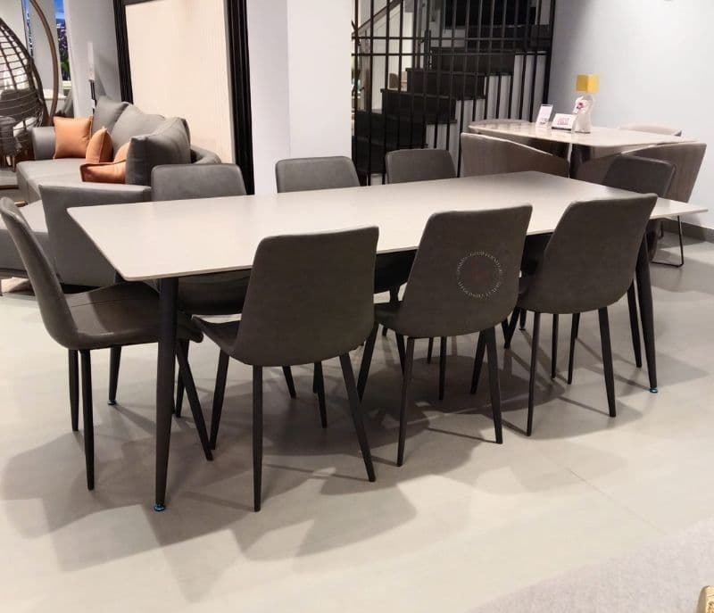 Image 3 for Mendy 8 Chairs With Metal Base Sintered Marble Top(BTM OTD)