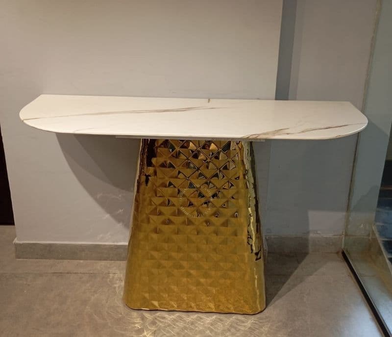 Image 2 for Console Table ID-65 Ceramic Marble Size 51x18 (KORA OTD)