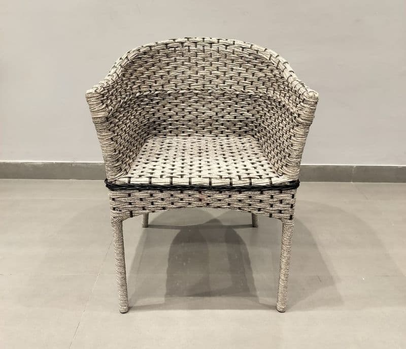 Image 3 for Garden set - 189/190 Artificial Cane & Metal & Glass Top (CP OTD)