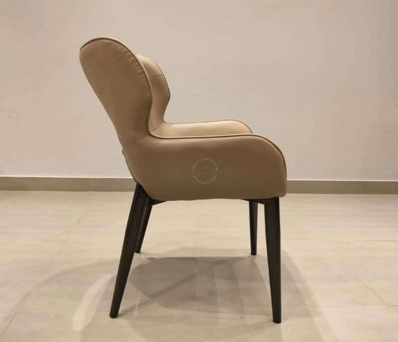 Image 6 for Dining F146/D-220 6+1 metal chairs base with marble top table (CP OTD)