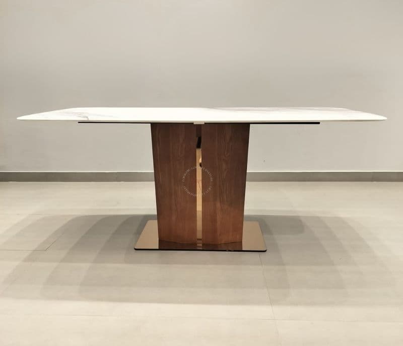 Image 8 for D/set -6+1 101/ 2110 6 chairs with marble top table(CP OTD)