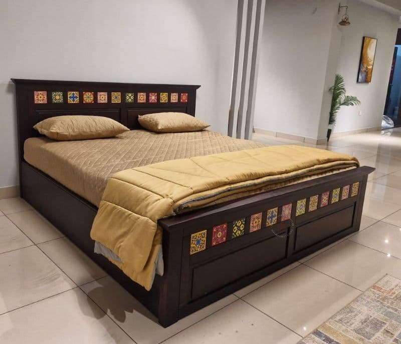 Image 2 for Tile Cot King Size with Storage (WF OTD)