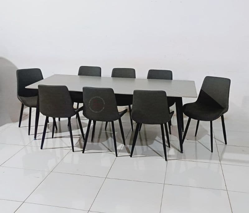 Image 3 for Mendy Armanigrey-1+8 dining set (WH OTD)