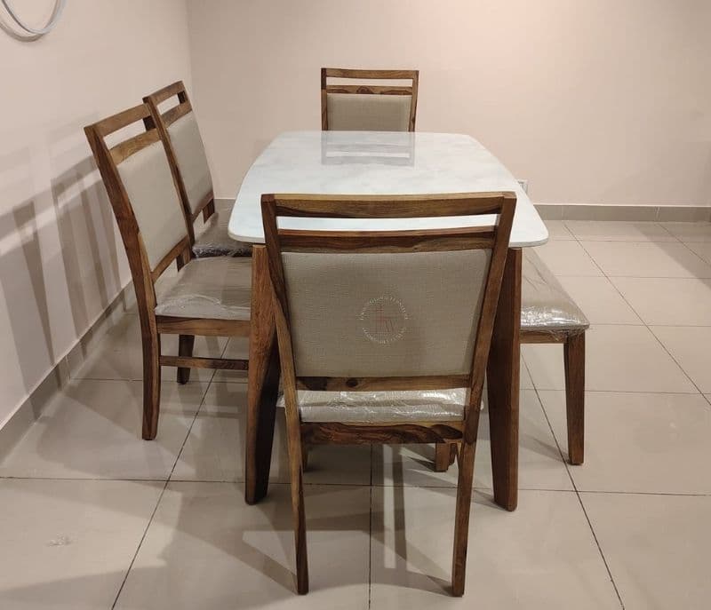 Image 4 for UL Scholar dining table 1+4 Chair +bench (BSK OTD)