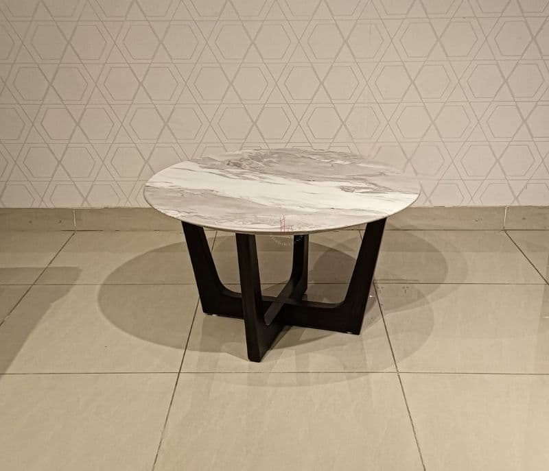 Image 2 for Ct round wood base with marble top (KORA OTD)