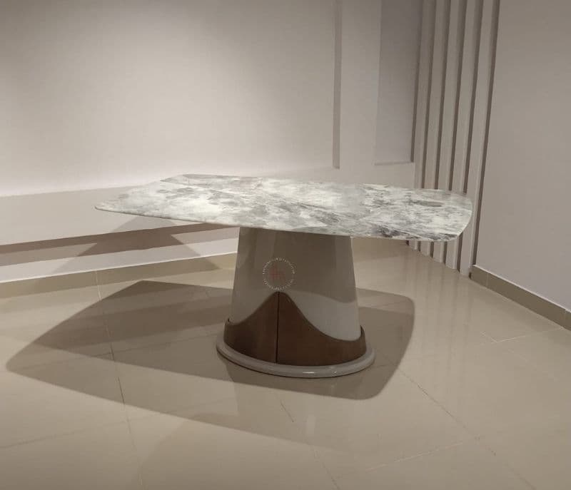 Image 7 for DT 23(6 str) +DC-24-3 marbel top table with 6 chairs (HYD OTD)