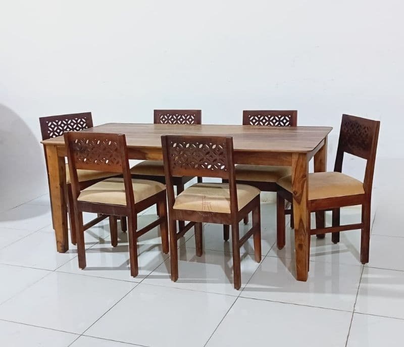 Image 2 for CNC dining chairs+ enlop 6 str dining table (WH OTD)