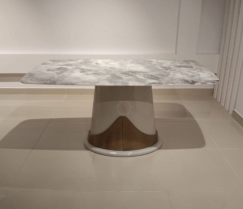 Image 6 for DT 23(6 str) +DC-24-3 marbel top table with 6 chairs (HYD OTD)