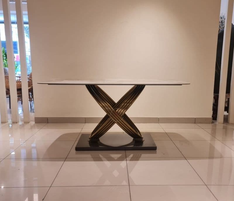 Image 10 for Dt-6101-dc-9145 marble top table with 6 chairs (WF OTD)