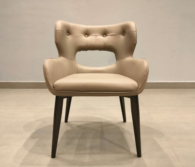 Image 5 for Dining F146/D-220 6+1 metal chairs base with marble top table (CP OTD)