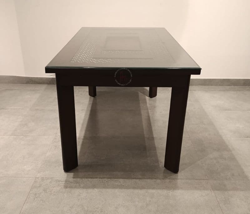 Image 10 for Chocolate Dining set with 6 chair (EC OTD)