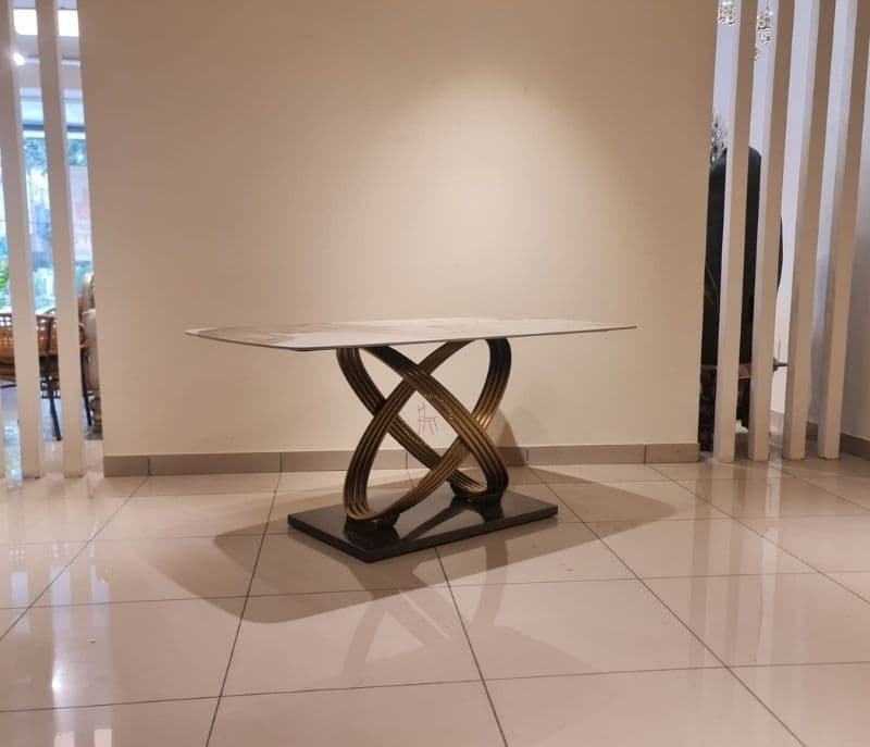 Image 8 for Dt-6101-dc-9145 marble top table with 6 chairs (WF OTD)