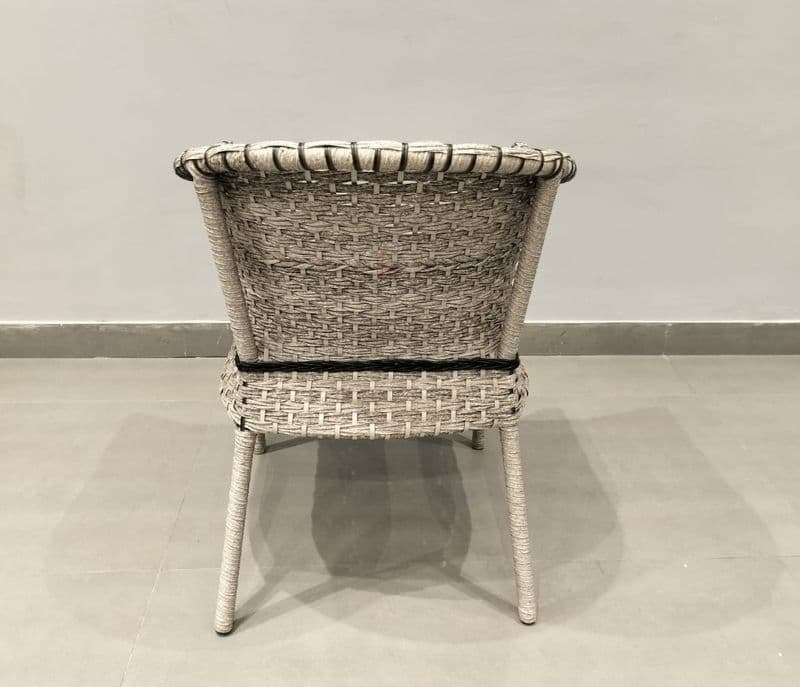 Image 6 for Garden set - 189/190 Artificial Cane & Metal & Glass Top (CP OTD)