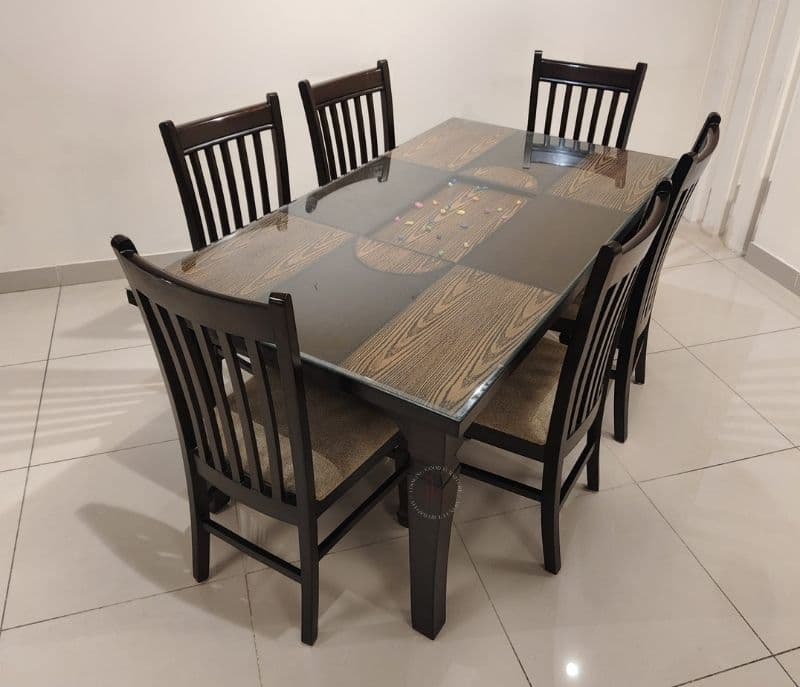 Image 2 for Damro dining table-1+6 chairs (BSK OTD)