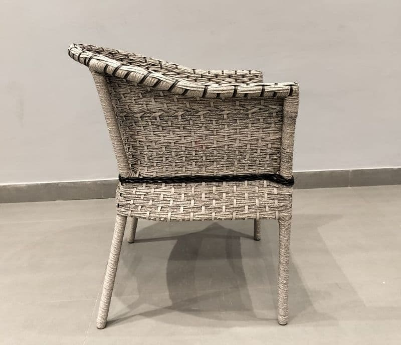 Image 5 for Garden set - 189/190 Artificial Cane & Metal & Glass Top (CP OTD)