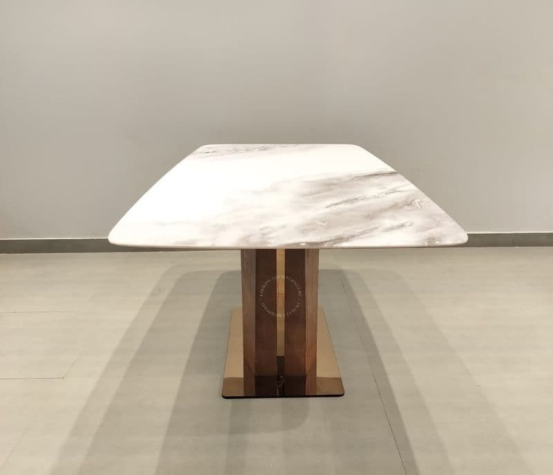 Image 12 for D/set -6+1 101/ 2110 6 chairs with marble top table(CP OTD)