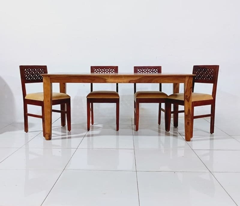 Image 4 for CNC dining chairs+ enlop 6 str dining table (WH OTD)