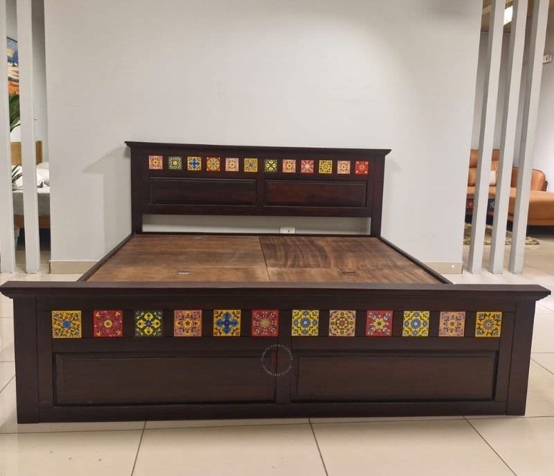 Image 8 for Tile Cot King Size with Storage (WF OTD)