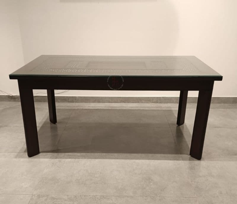 Image 9 for Chocolate Dining set with 6 chair (EC OTD)