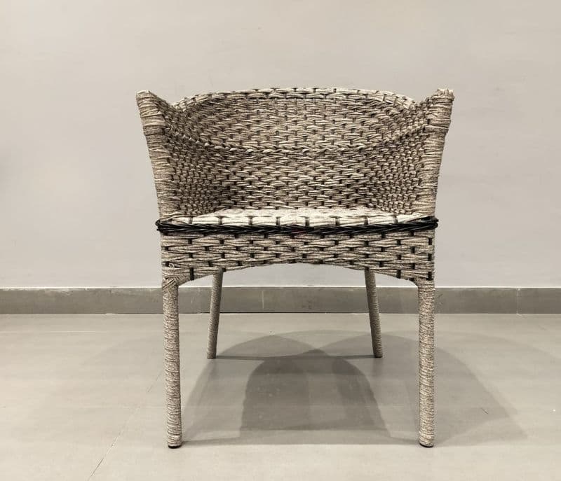 Image 4 for Garden set - 189/190 Artificial Cane & Metal & Glass Top (CP OTD)