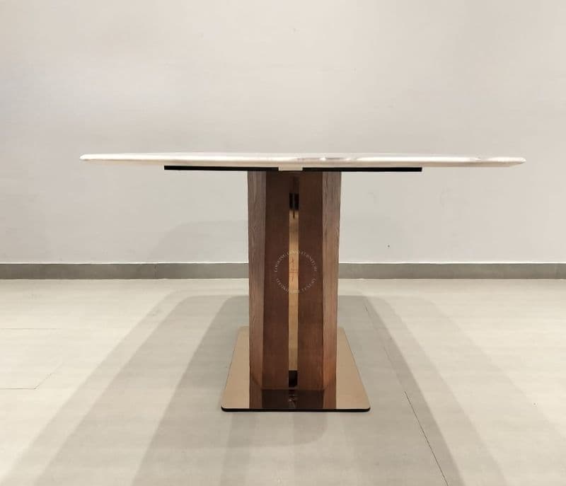 Image 10 for D/set -6+1 101/ 2110 6 chairs with marble top table(CP OTD)