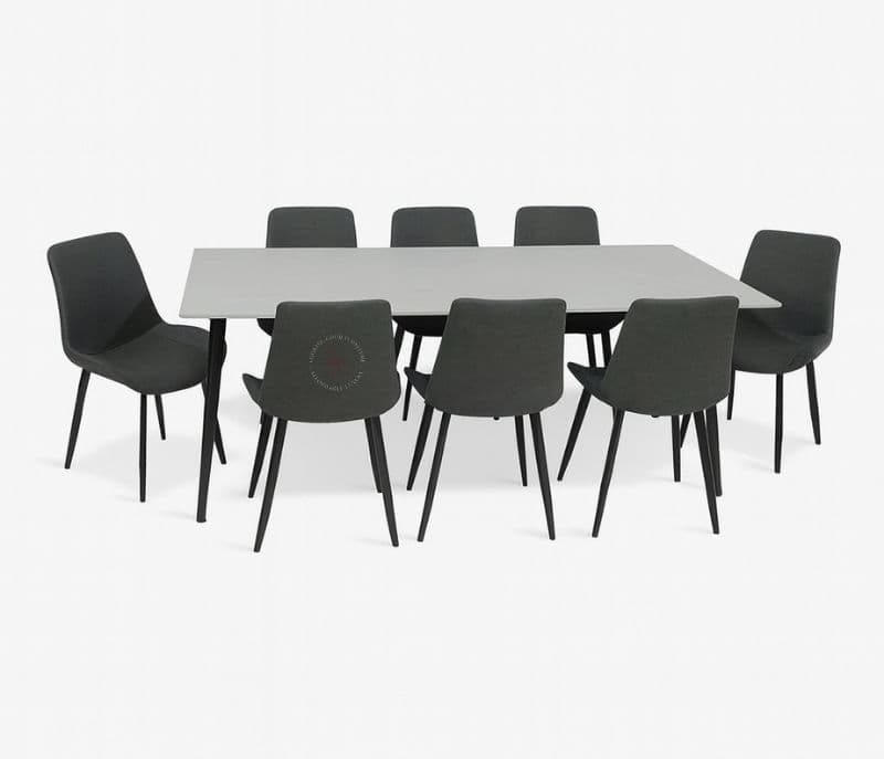 Mendy Armanigrey-1+8 dining set (WH OTD)