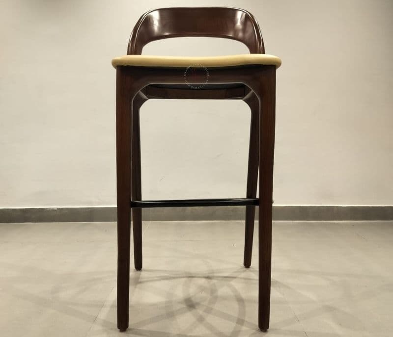 Image 2 for Ashwood Barstool Wood with metal and Leatherette (CP OTD)