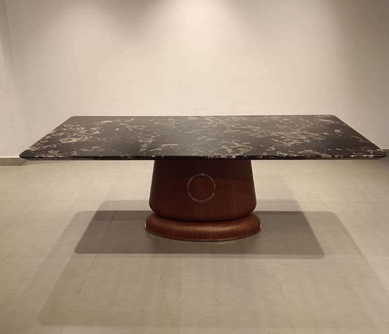 Image 15 for D/Set 8+1 (2310/824) 8+1 Chairs Marble Top Table (CP OTD)