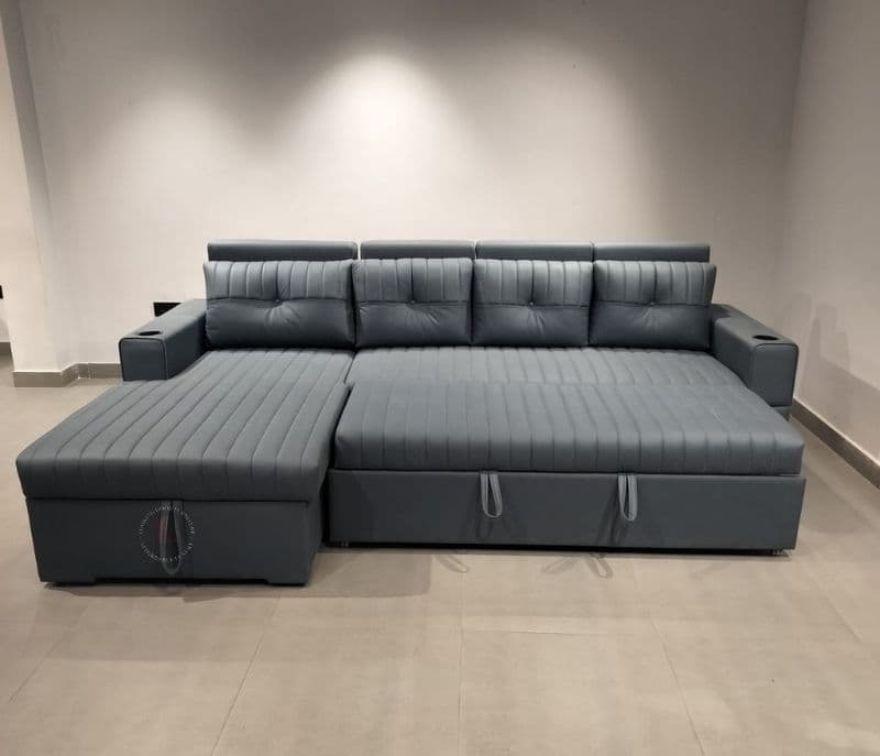 Image 3 for Sofa Cum bed sofa 3+lounger with storage (CP OTD)