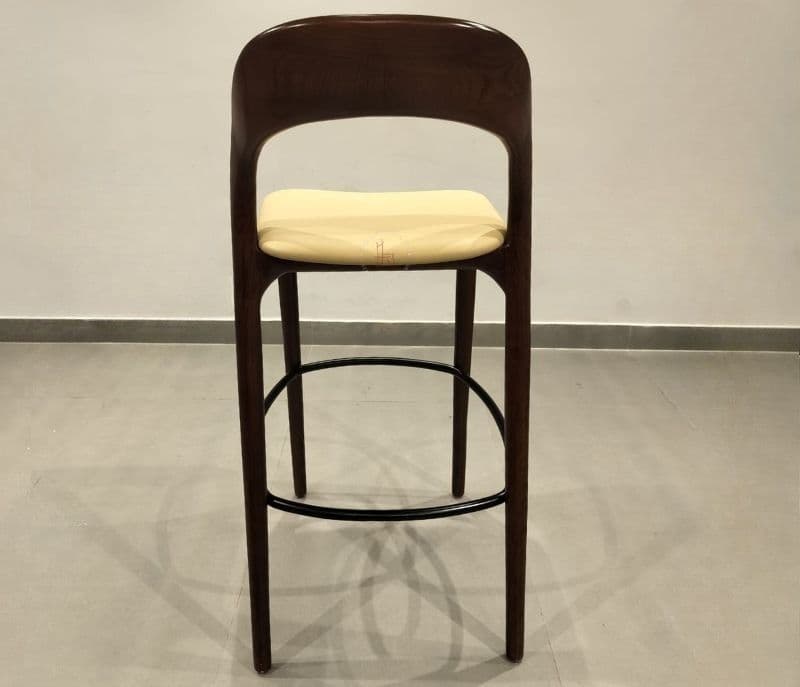 Image 6 for Ashwood Barstool Wood with metal and Leatherette (CP OTD)