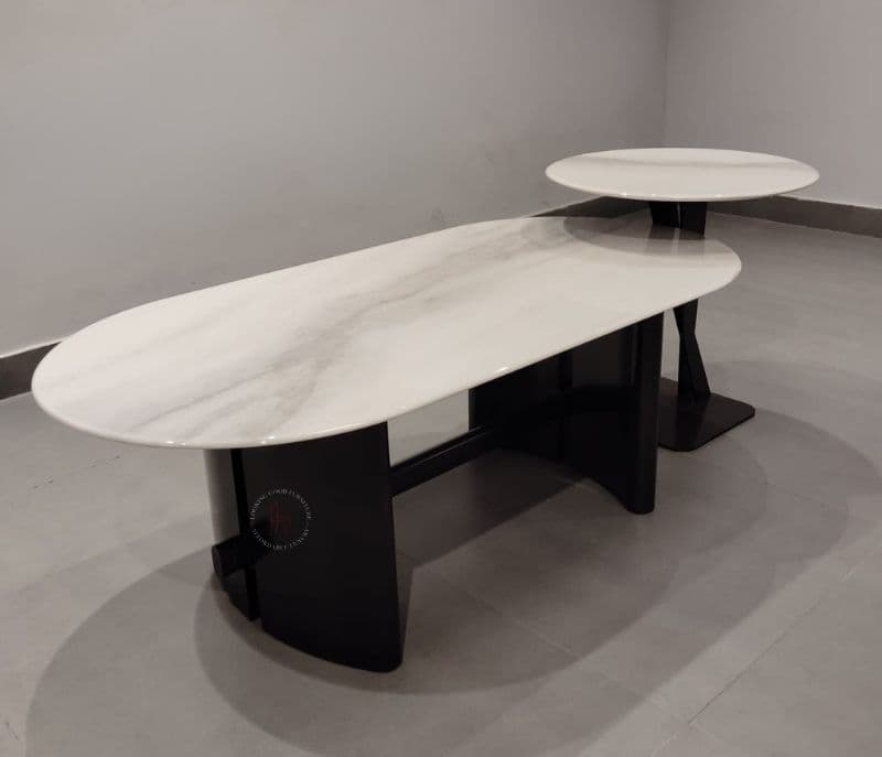 Image 5 for Centre Table - AH6092 Metal Base Marbel Top (CP OTD)