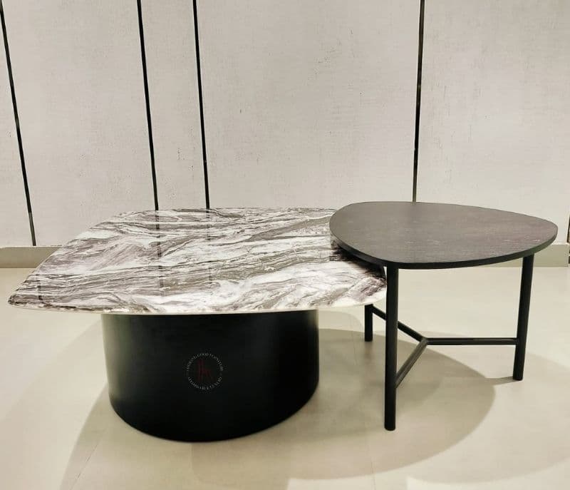 Image 2 for Centre Table - 1089 Metal Base & Marble & HDF Top (HYD OTD)