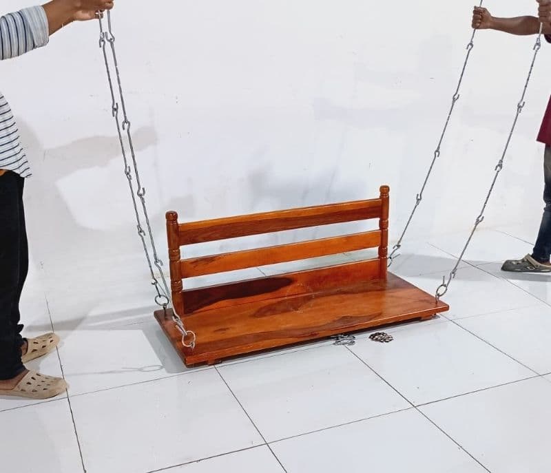 Image 2 for Wood Swing Back & Chain (WH OTD)