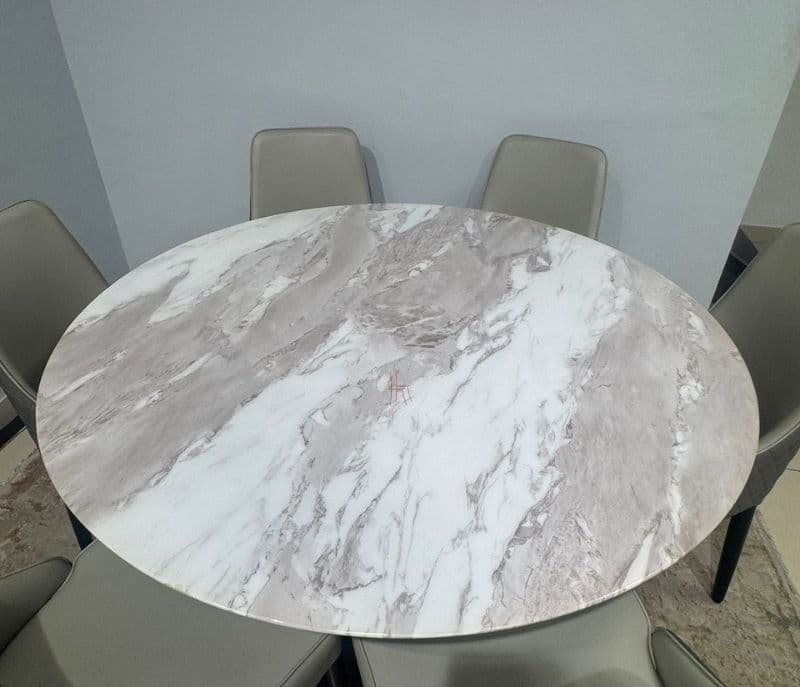 Image 7 for 623 Dining set 1+6 Chairs +Marbel Top Table (BWD OTD)(SKN OTD)
