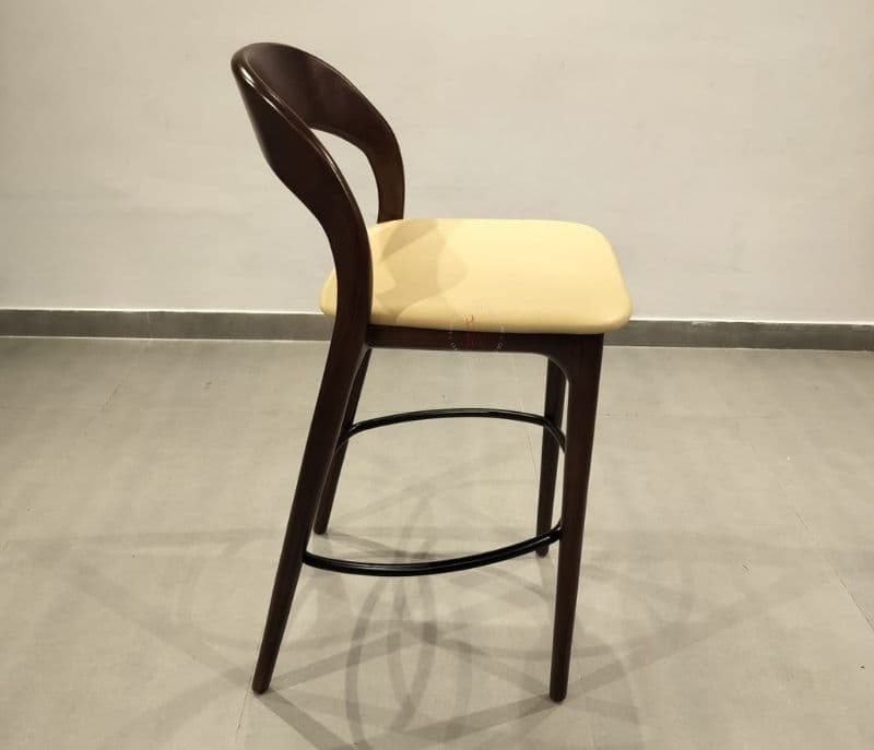 Image 4 for Ashwood Barstool Wood with metal and Leatherette (CP OTD)