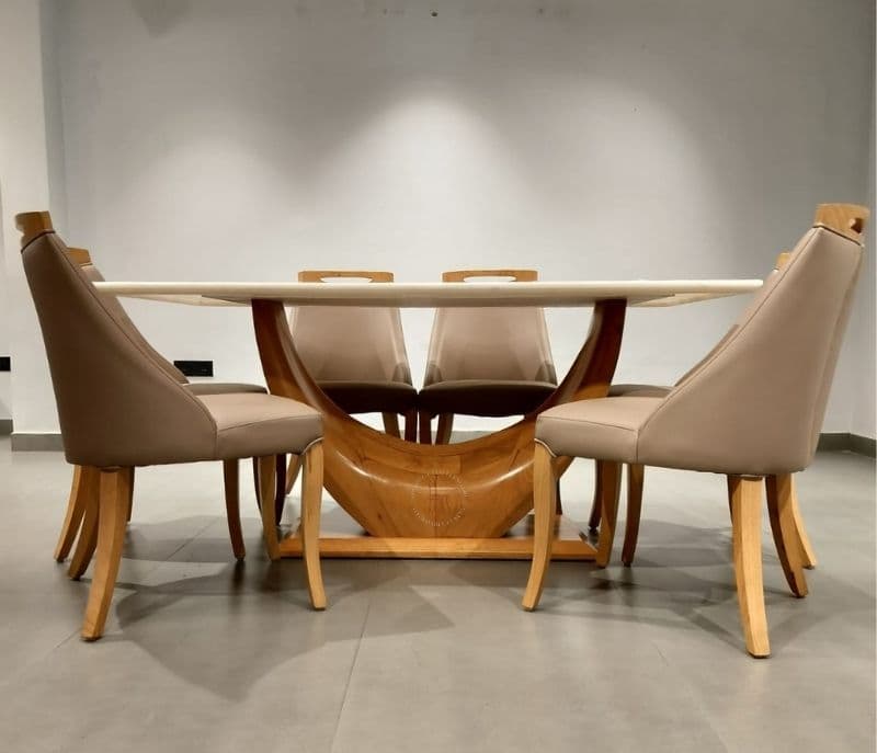 Image 3 for Sammy D/Set 6+1 white onyx marble (CP OTD)