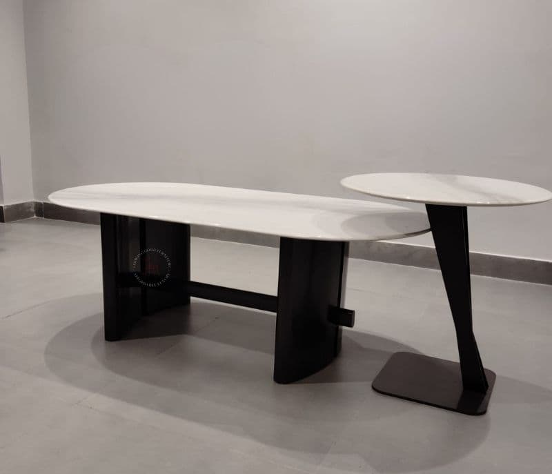 Image 3 for Centre Table - AH6092 Metal Base Marbel Top (CP OTD)