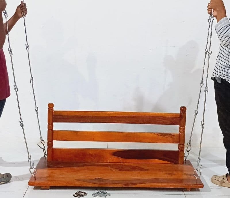 Image 4 for Wood Swing Back & Chain (WH OTD)