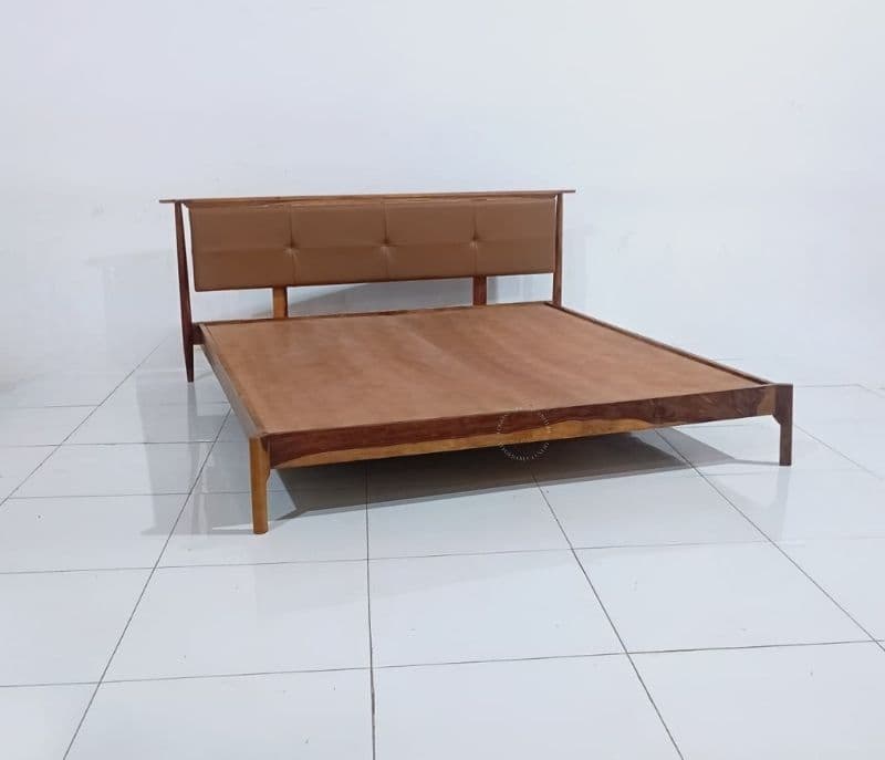 Image 2 for Indus-KB-King Size Bed Without Storage (TEAK) (BSK OTD)