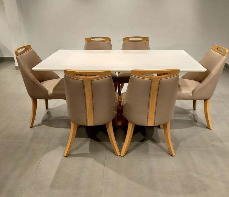 Image 4 for Sammy D/Set 6+1 white onyx marble (CP OTD)