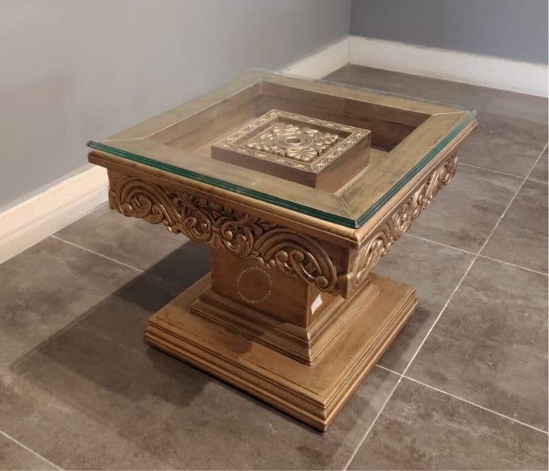 Image 3 for Artison side table with top glass (HYD OTD)